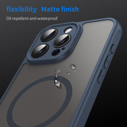 MagSafe-kuori Apple iPhone 15 Pro:lle, Techsuit, HaloFrost II, Laivastonsininen