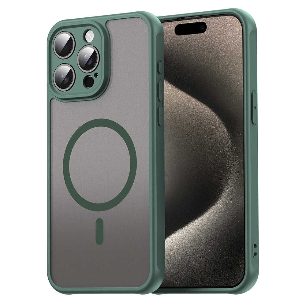 MagSafe-kuori Apple iPhone 15 Pro:lle, Techsuit, HaloFrost II, Vihreä