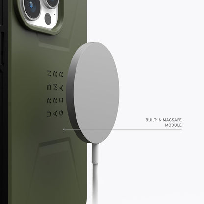 MagSafe-kuori Apple iPhone 15 Pro:lle, Urban Armor Gear, Civilian, Vihreä