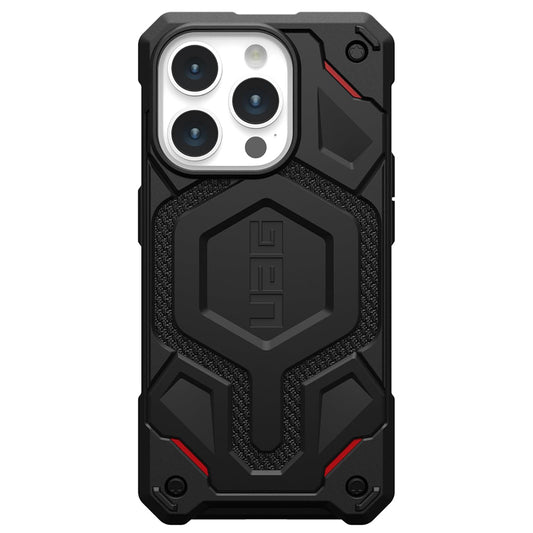 MagSafe Case for Apple iPhone 15 Pro, Urban Armor Gear, Monarch Pro Kevlar, Black