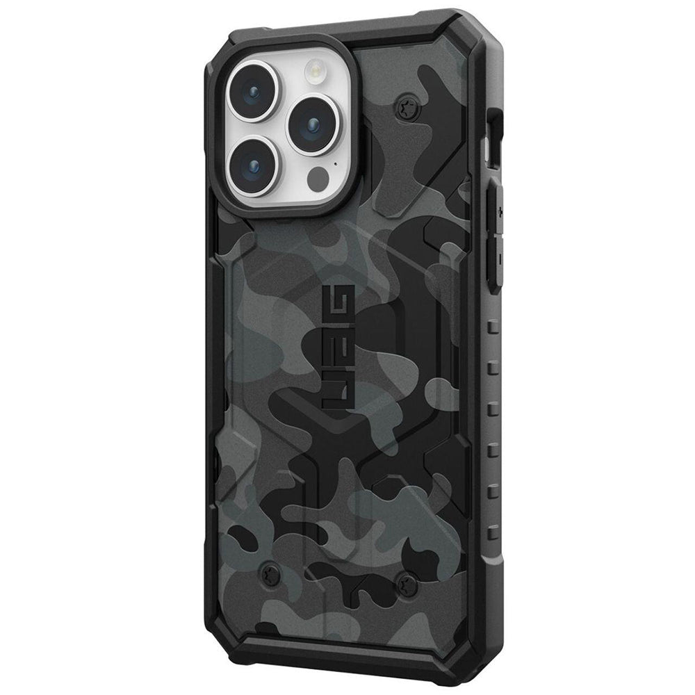 MagSafe-kuori Apple iPhone 15 Pro:lle, Urban Armor Gear, Pathfinder SE Midnight Camo, Maastokuvioitu