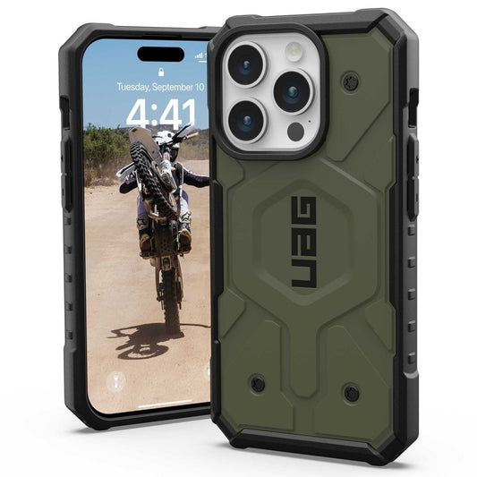 MagSafe-kuori Apple iPhone 15 Pro:lle, Urban Armor Gear, Pathfinder, Vihreä