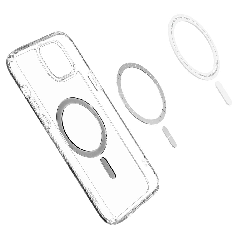 MagSafe-kotelo Apple iPhone 15:lle, Spigen, Ultra Hybrid, Musta ACS06803