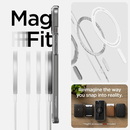 MagSafe-kotelo Apple iPhone 15:lle, Spigen, Ultra Hybrid, Musta ACS06803