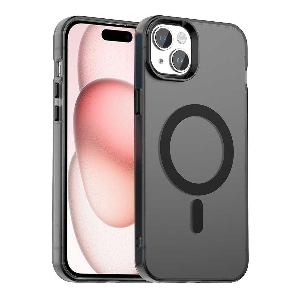 MagSafe-kuori Apple iPhone 15:lle, Techsuit, CandyCase, Musta