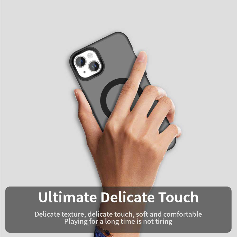 MagSafe-kuori Apple iPhone 15:lle, Techsuit, CandyCase, Musta