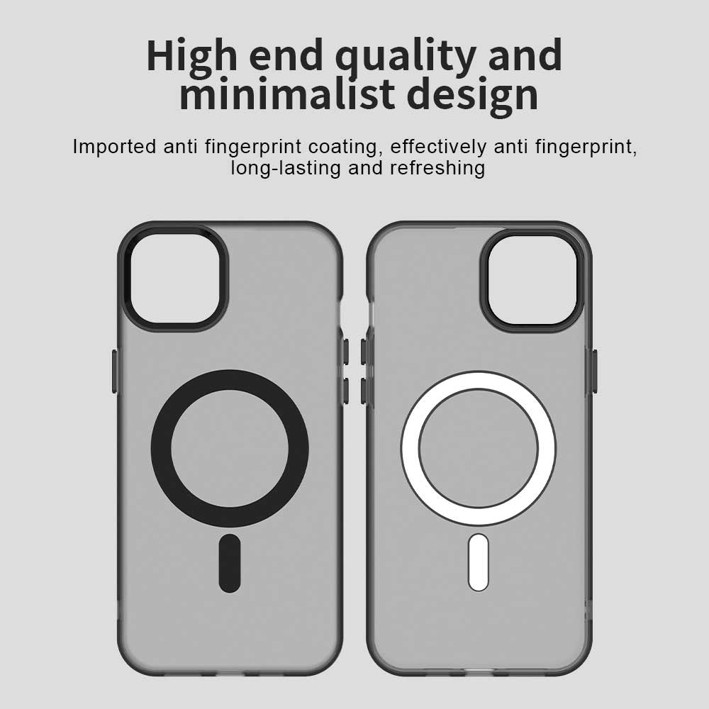 MagSafe-kuori Apple iPhone 15:lle, Techsuit, CandyCase, Musta