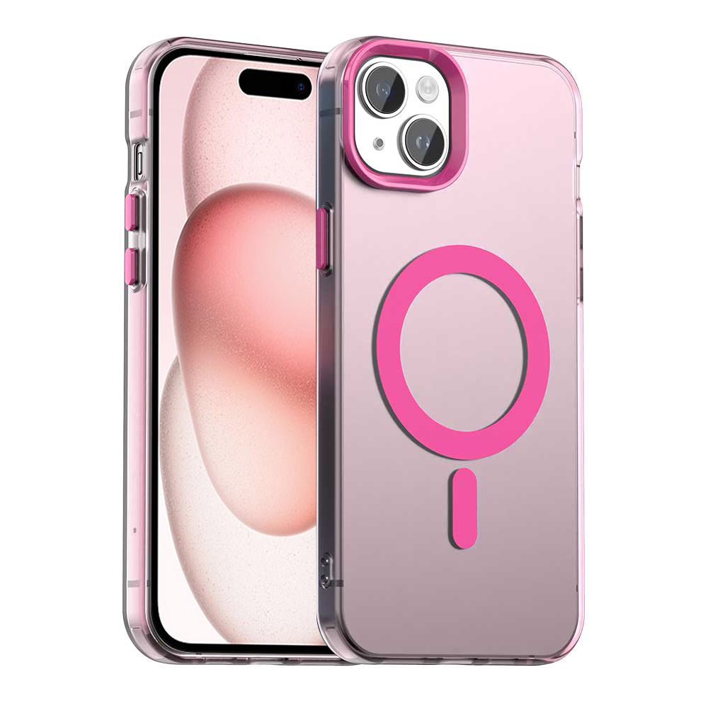MagSafe-kuori Apple iPhone 15:lle, Techsuit, CandyCase, Vaaleanpunainen