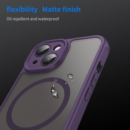 MagSafe-kuori Apple iPhone 15:lle, Techsuit, HaloFrost II, Violetti