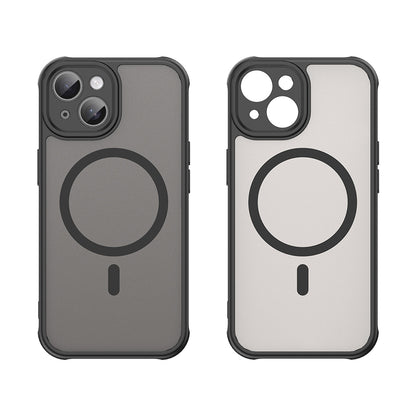 MagSafe-kuori Apple iPhone 15:lle, Techsuit, HaloFrost II, Musta