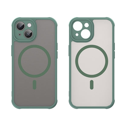 MagSafe-kuori Apple iPhone 15:lle, Techsuit, HaloFrost II, Vihreä