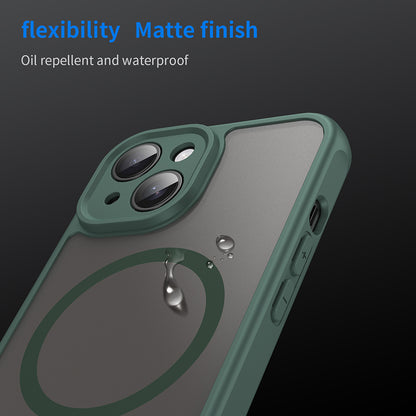 MagSafe-kuori Apple iPhone 15:lle, Techsuit, HaloFrost II, Vihreä