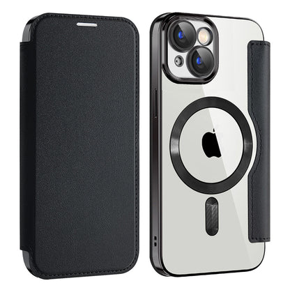 MagSafe-kuori Apple iPhone 15:lle, Techsuit, SmartMag Book, Musta