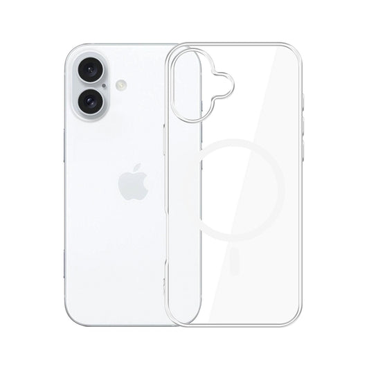 MagSafe-kuori Apple iPhone 16:lle, 3MK, Clear MagCase, Läpinäkyvä