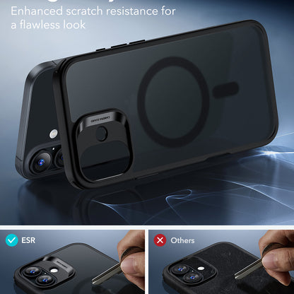 MagSafe-kotelo Apple iPhone 16:lle, ESR, Classic Hybrid, Satinoitu Musta