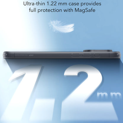 MagSafe-kotelo Apple iPhone 16:lle, ESR, Zero, Satinoitu Musta