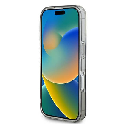 MagSafe-kotelo Apple iPhone 16:lle, Guess, IML Flowers Wreath, Musta