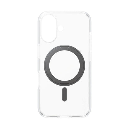 MagSafe-kotelo Apple iPhone 16:lle, PanzerGlass, Kickstand-ominaisuus, Musta Läpinäkyvä