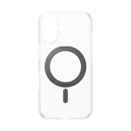MagSafe-kotelo Apple iPhone 16:lle, PanzerGlass, Kickstand-ominaisuus, Musta Läpinäkyvä