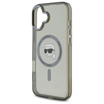 MagSafe-kotelo Apple iPhone 16 Plus -puhelimelle, Karl Lagerfeld, IML Karl's Head, Musta