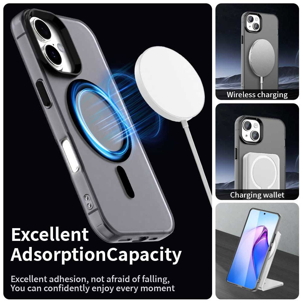 MagSafe Case for Apple iPhone 16 Plus, Techsuit, CandyCase, Black