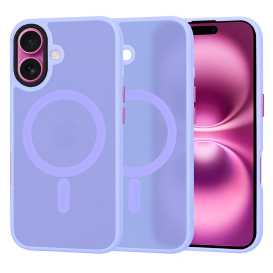 MagSafe-kuori Apple iPhone 16 Plusille, Techsuit, HaloFrost, Vaaleanvioletti