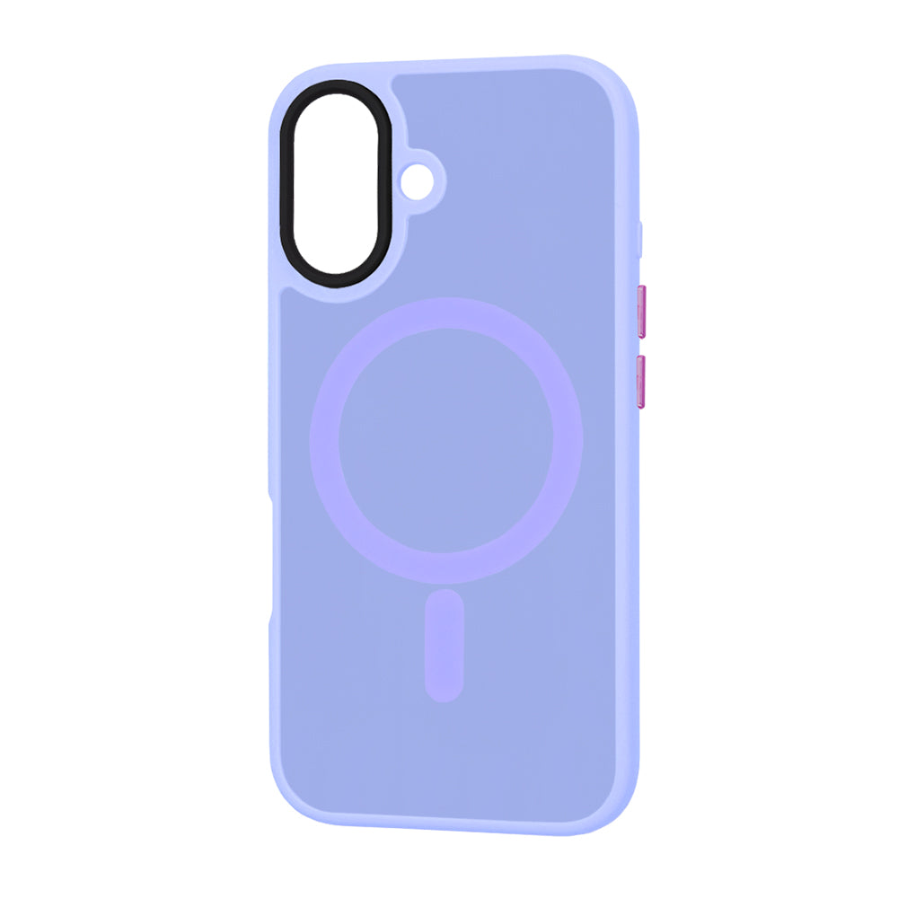 MagSafe Case for Apple iPhone 16 Plus, Techsuit, HaloFrost, Light Purple