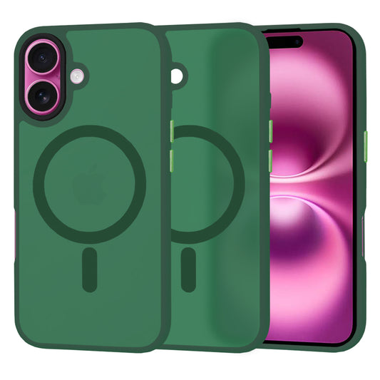 MagSafe-kuori Apple iPhone 16 Plus:lle, Techsuit, HaloFrost, Vihreä