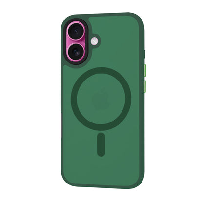 MagSafe Case for Apple iPhone 16 Plus, Techsuit, HaloFrost, Green