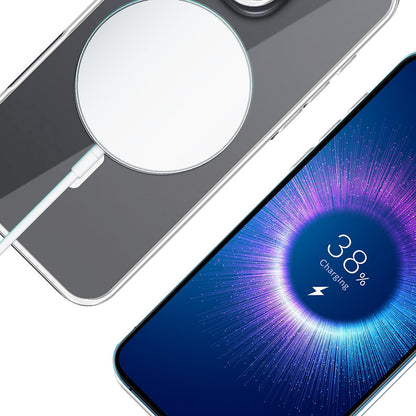 MagSafe-kuori Apple iPhone 16 Pro:lle, 3MK, Clear MagCase, Läpinäkyvä