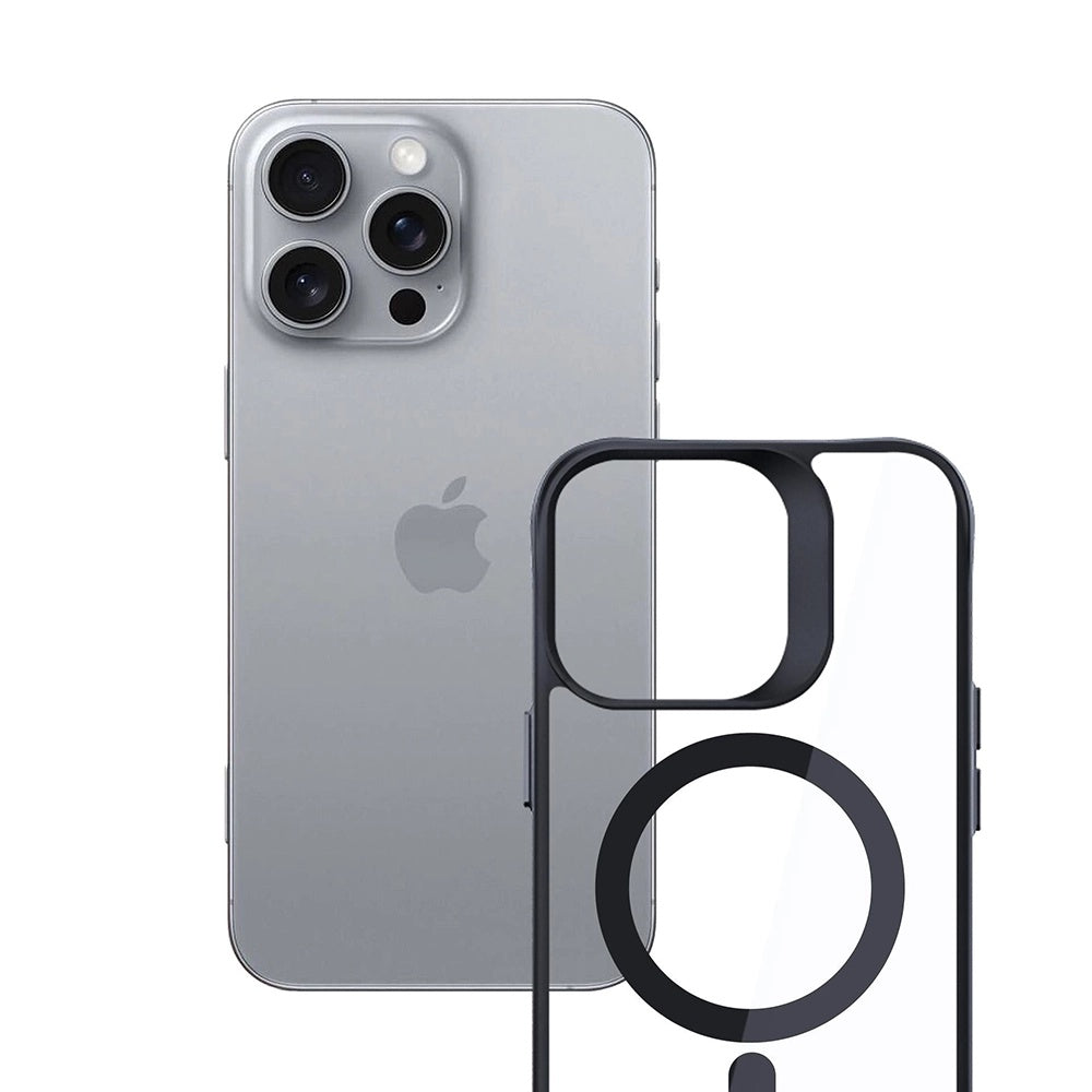 MagSafe-kuori Apple iPhone 16 Pro:lle, 3MK, Satin Armor, Läpinäkyvä