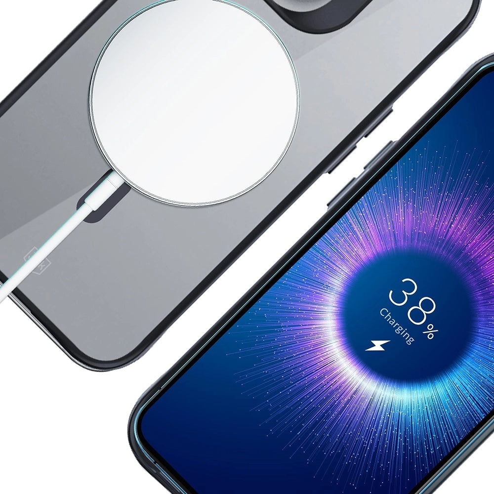 MagSafe-kuori Apple iPhone 16 Pro:lle, 3MK, Satin Armor, Läpinäkyvä