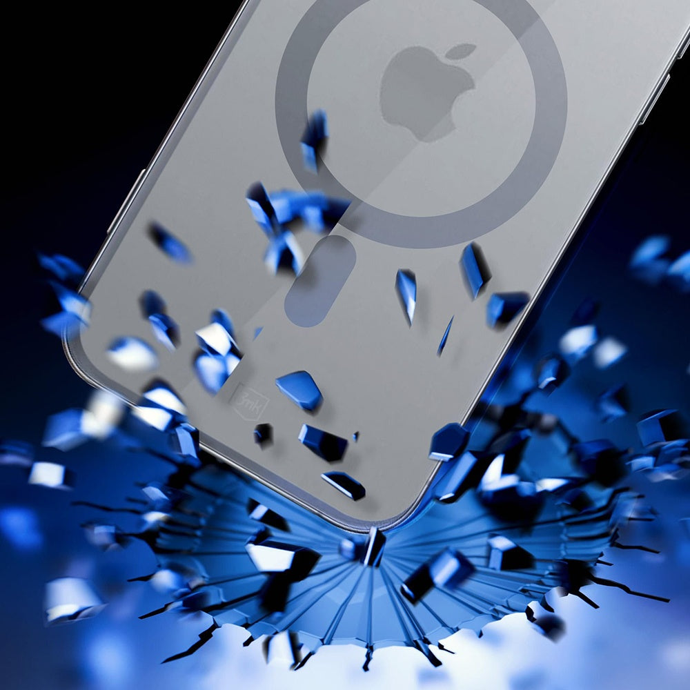 MagSafe-kuori Apple iPhone 16 Pro:lle, 3MK, Satin Armor, Läpinäkyvä