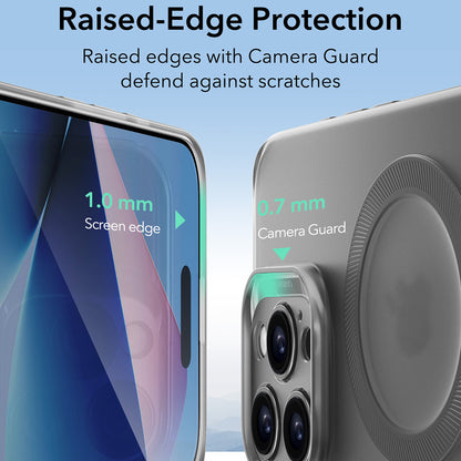 MagSafe-kotelo Apple iPhone 16 Prolle, ESR, Zero, Harmaa Satinoitu