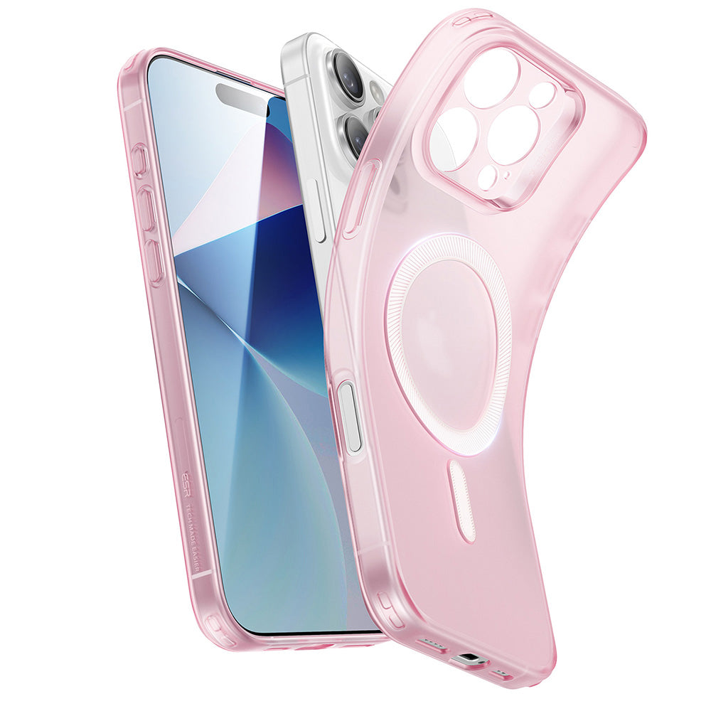 MagSafe-kotelo Apple iPhone 16 Prolle, ESR, Zero, Satinoitu Vaaleanpunainen