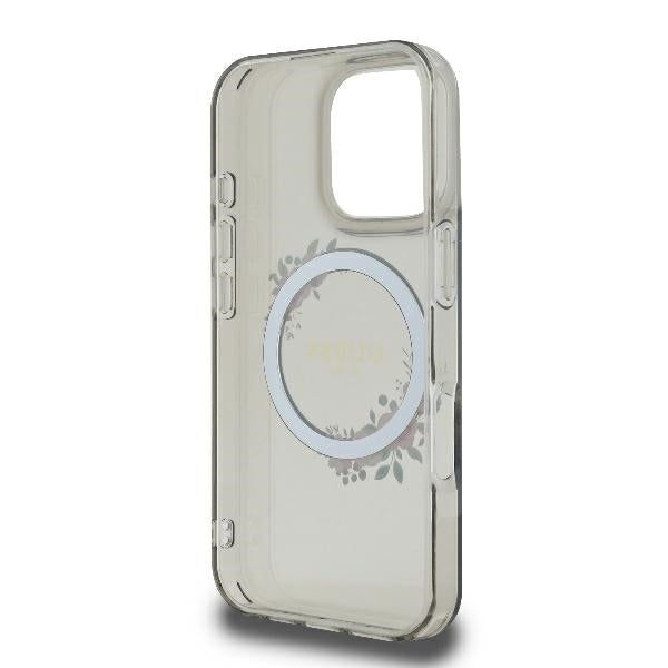 MagSafe-kotelo Apple iPhone 16 Prolle, Guess, IML Flowers Wreath, Musta
