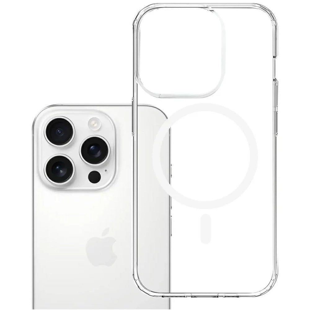 MagSafe-kuori Apple iPhone 16 Pro Maxille, 3MK, Armor MagCase, Läpinäkyvä