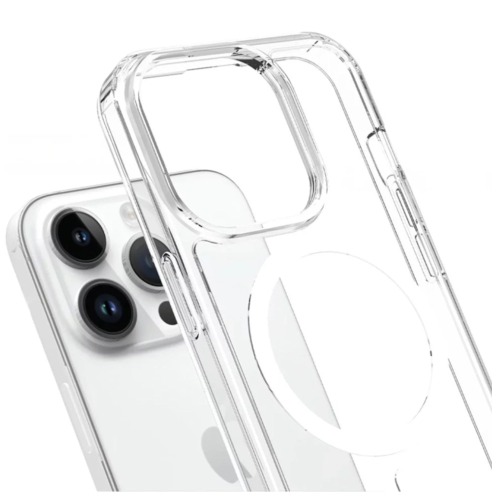 MagSafe-kuori Apple iPhone 16 Pro Maxille, 3MK, Armor MagCase, Läpinäkyvä