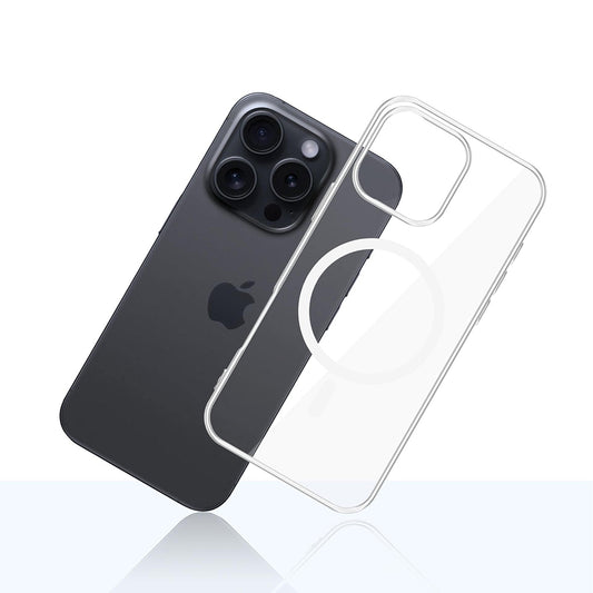 MagSafe-kuori Apple iPhone 16 Pro Maxille, 3MK, Clear MagCase, Läpinäkyvä