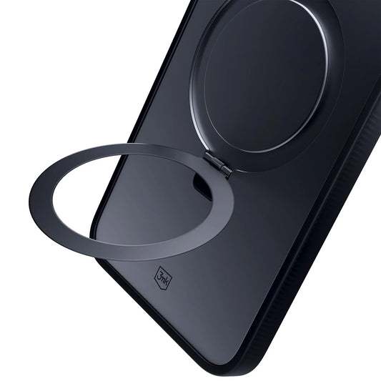 MagSafe-kuori Apple iPhone 16 Pro Maxille, 3MK, Smoke MagStand, Musta