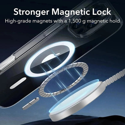 MagSafe-kotelo Apple iPhone 16 Pro Maxille, ESR, Classic Hybrid Slide, Satinoitu Musta