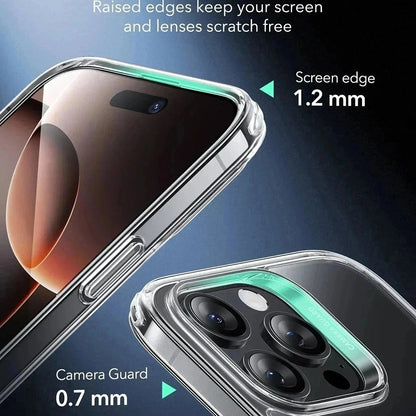 MagSafe-kotelo Apple iPhone 16 Pro Max:lle, ESR, Classic Hybrid Slide, Läpinäkyvä