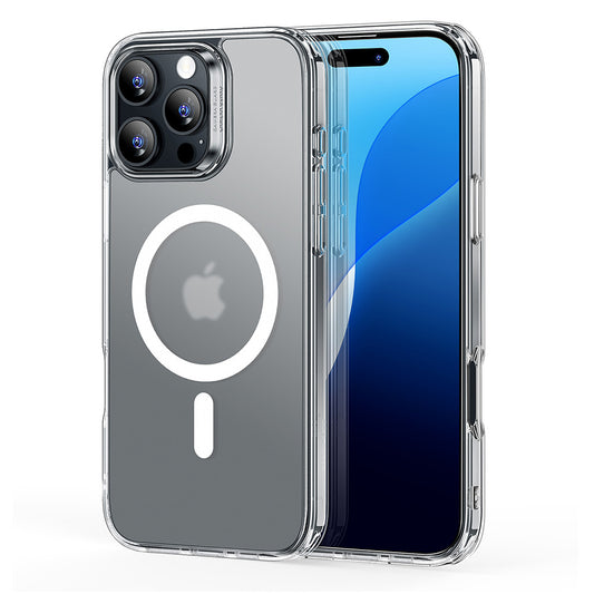 MagSafe-kotelo Apple iPhone 16 Pro Max:lle, ESR, Classic Hybrid, Satinoitu Läpinäkyvä