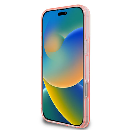 MagSafe-kotelo Apple iPhone 16 Pro Maxille, Guess, IML Flowers Wreath, Pinkki