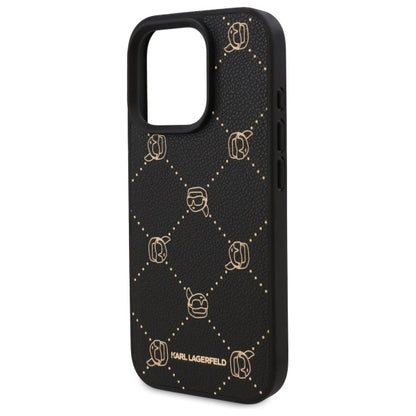 MagSafe Case for Apple iPhone 16 Pro Max, Karl Lagerfeld, Karl's Head, Black