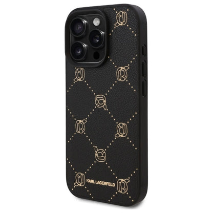 MagSafe Case for Apple iPhone 16 Pro Max, Karl Lagerfeld, Karl's Head, Black