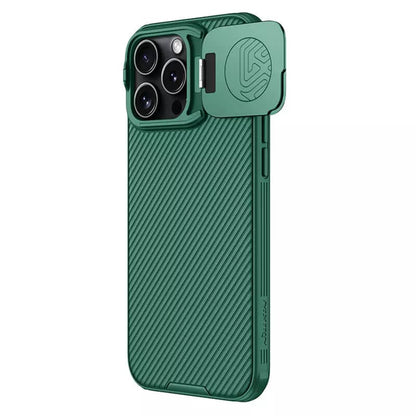 MagSafe-kuori Apple iPhone 16 Pro Maxille, Nillkin, CamShield Prop, Vihreä