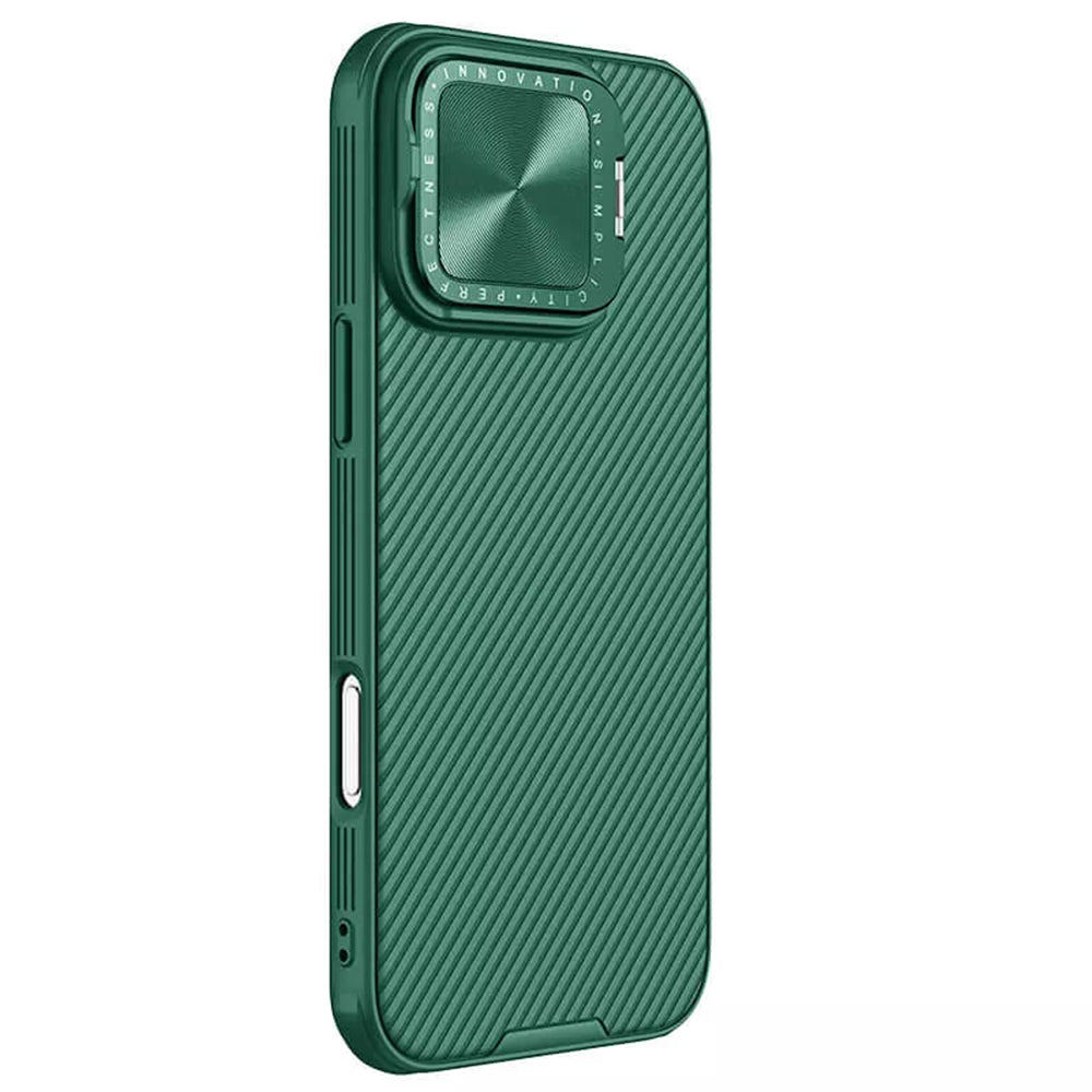 MagSafe-kuori Apple iPhone 16 Pro Maxille, Nillkin, CamShield Prop, Vihreä