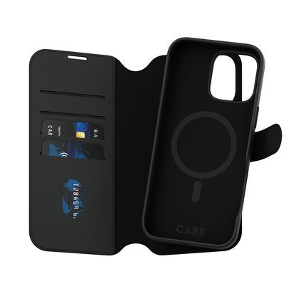 MagSafe-kotelo Apple iPhone 16 Pro Maxille, PanzerGlass, Care Feature Tango Two-in-One, Musta