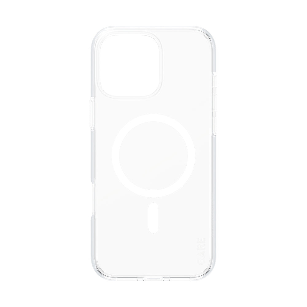 MagSafe-kotelo Apple iPhone 16 Pro Maxille, PanzerGlass, Care Urban Combat, Valkoinen Läpinäkyvä
